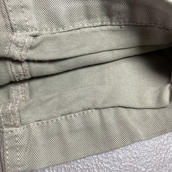 AEROPOSTALE Pants Low Rise Wide Flare Flap Pockets Womens 14 Light Army Green - Picture 8 of 11